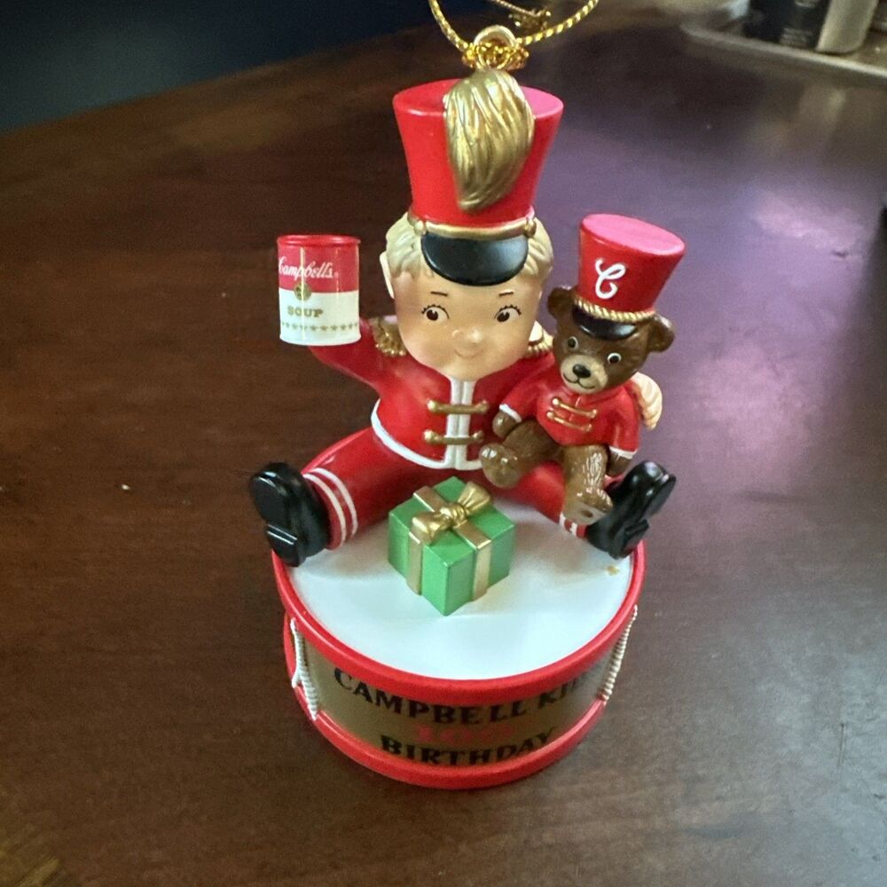 Vintage 2003 Campbell's Kids 100th Birthday Ornament  Christmas